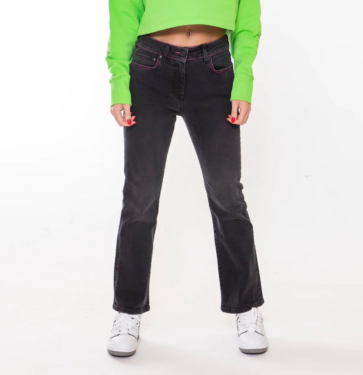 MSGM jeans slim crop — pezzo unico d'archivio — IlBotteghino