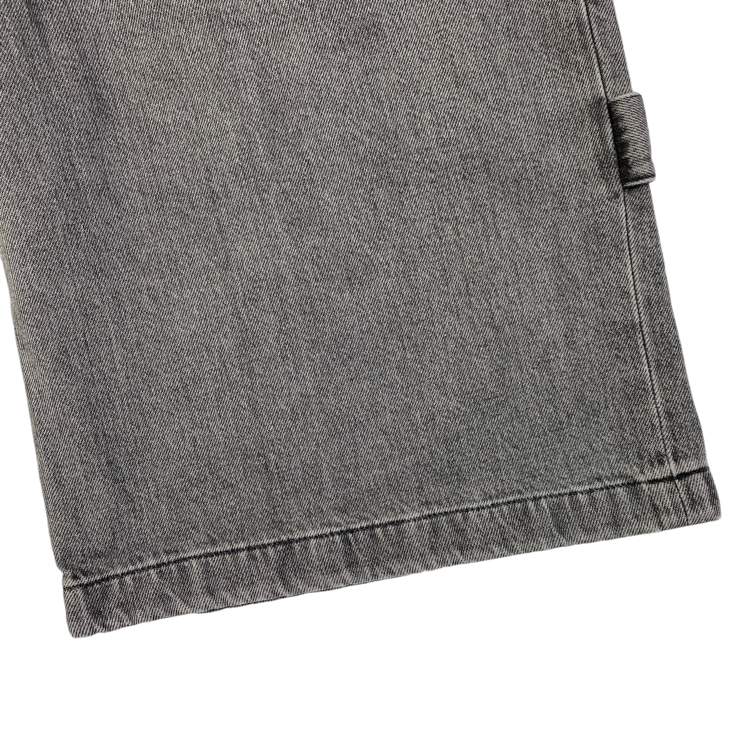 IlBotteghino short jeans smoky grey — Made in Italy streetwear — IlBotteghino