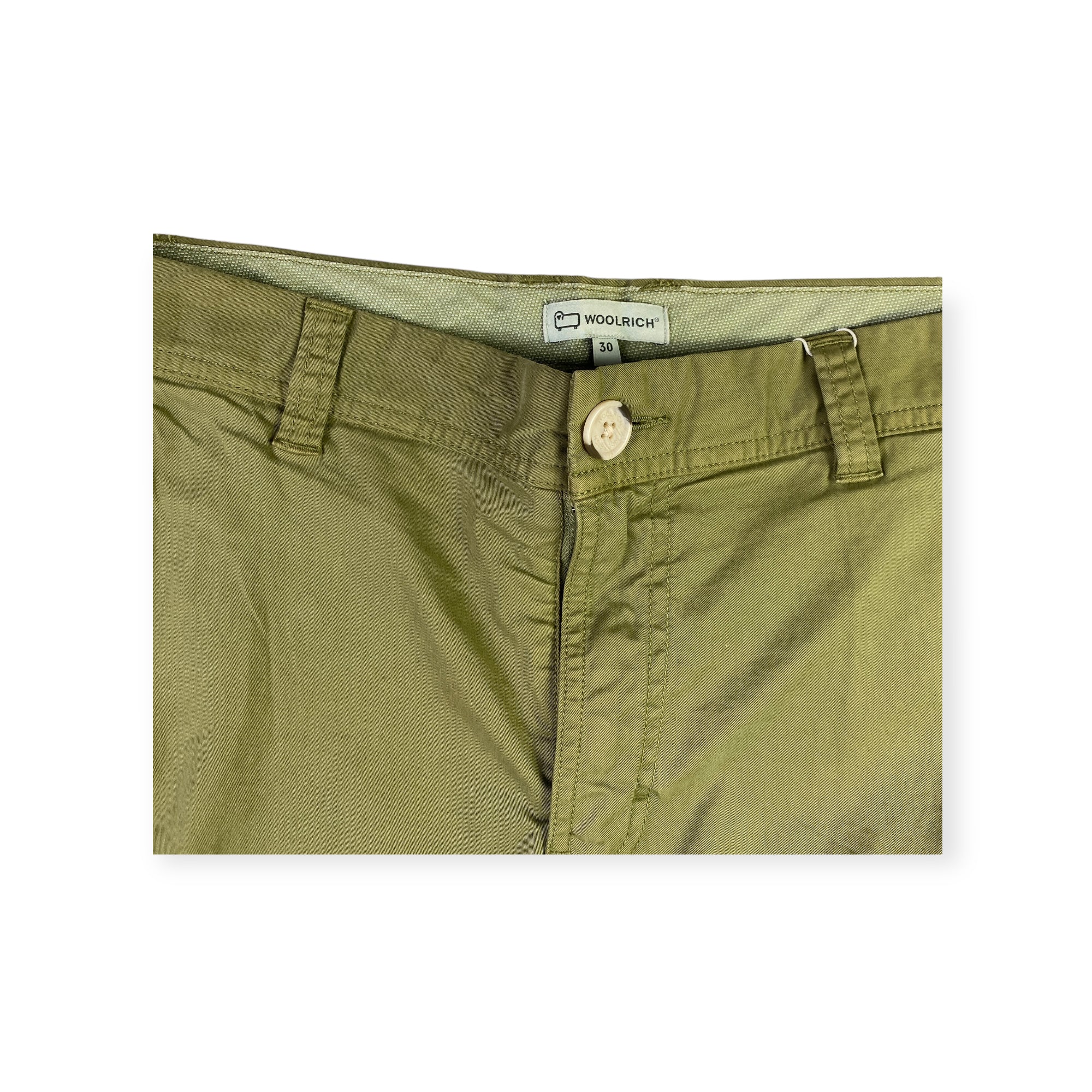 Woolrich short cargo verde — capo estivo d'archivio — IlBotteghino