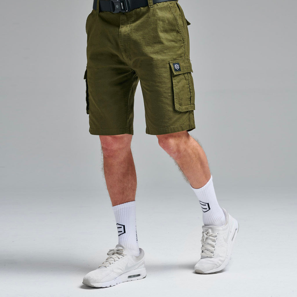 Short cargo Dolly Noire Ripstop verde militare, taglia US 34 — IlBotteghino