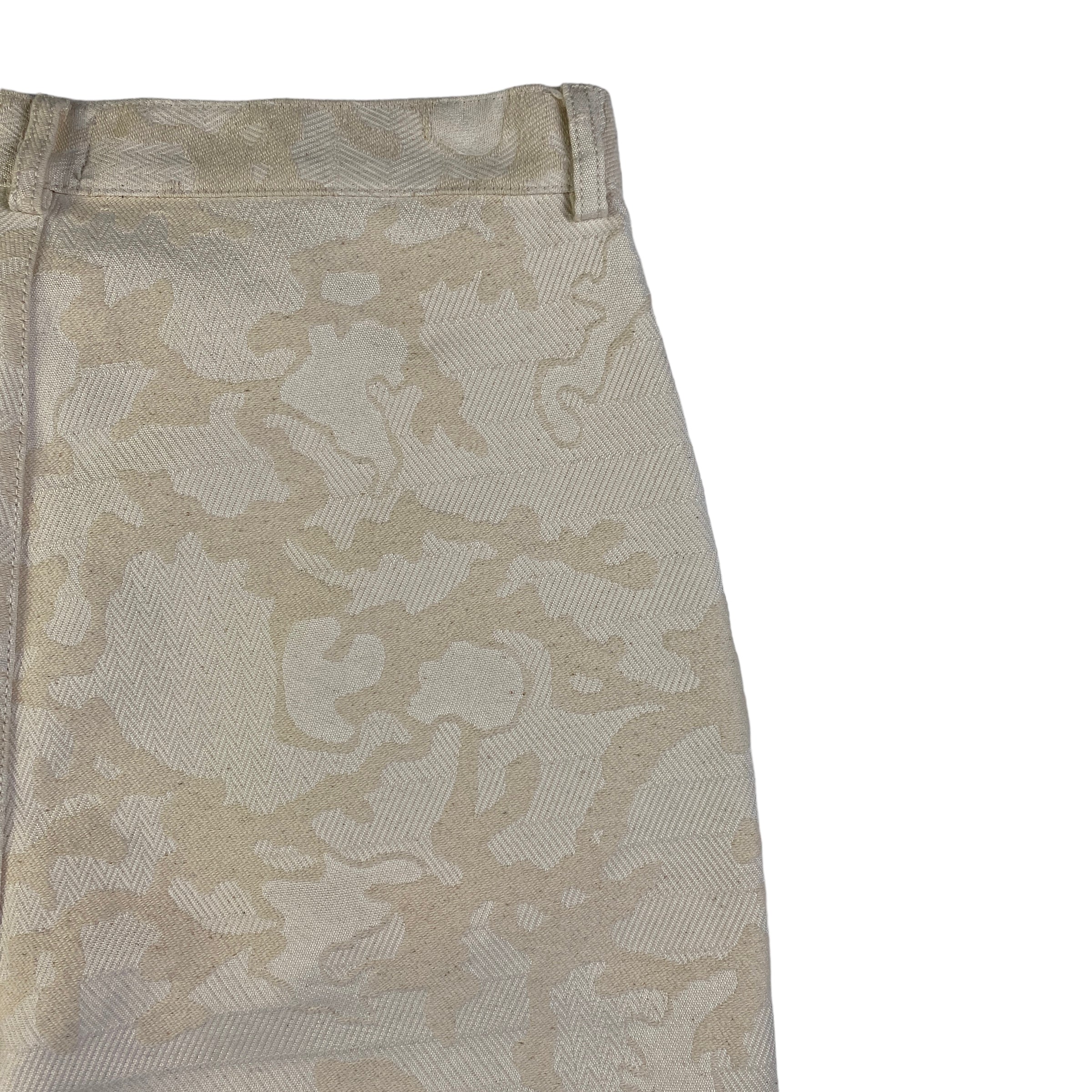 Arte short bianco mimetico — archivio moda streetwear — IlBotteghino