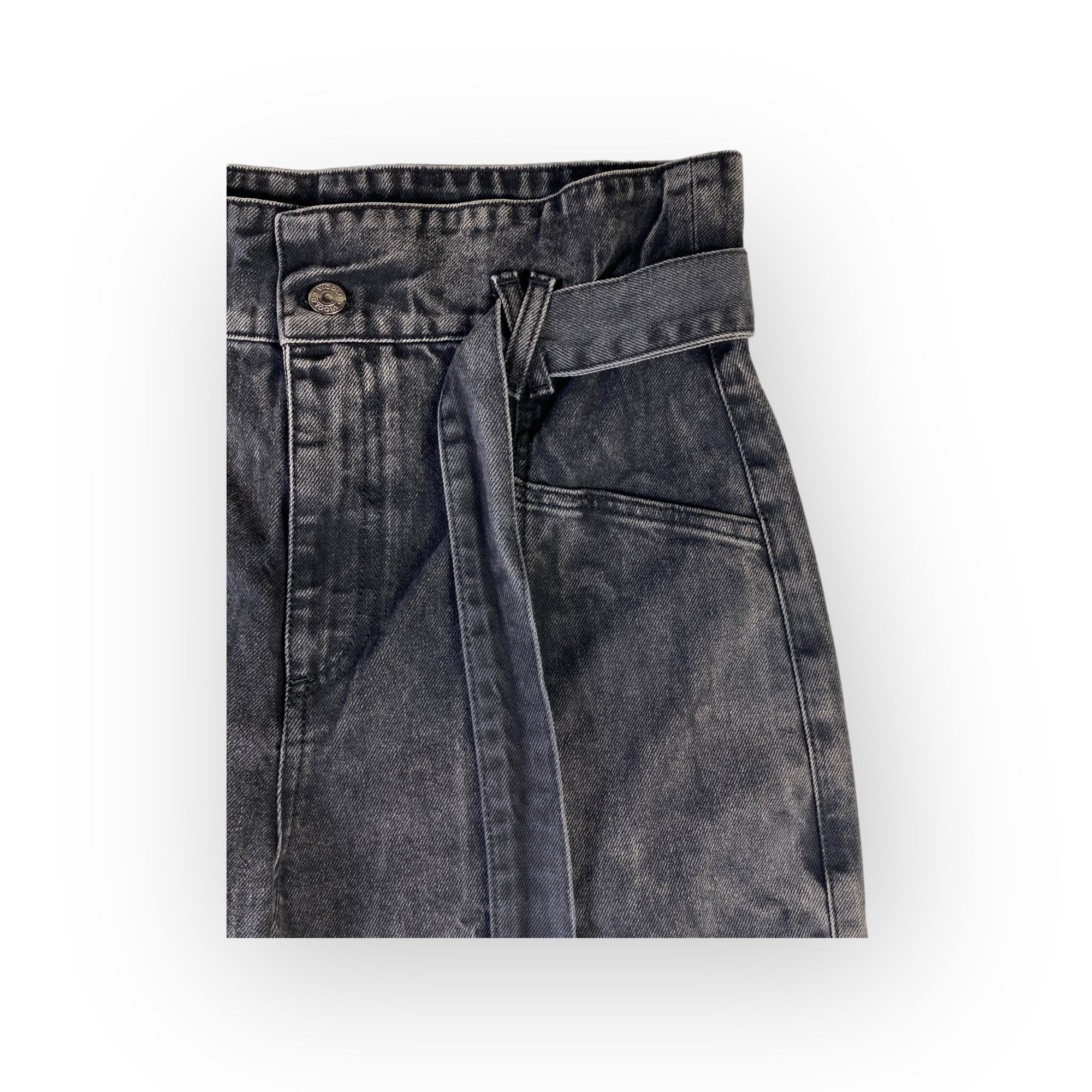 Vicolo jeans grigio scuro — denim di ricerca — IlBotteghino