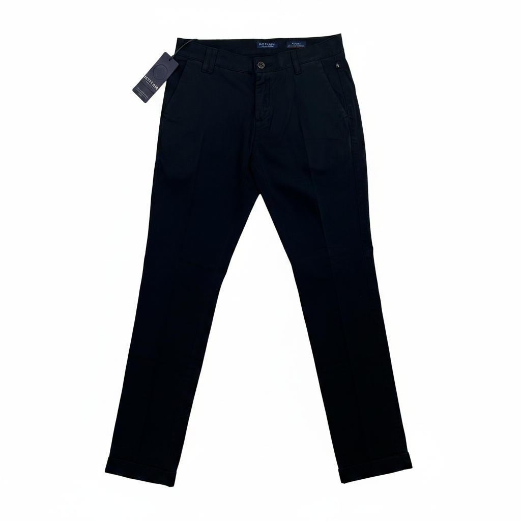 Pantalone KeyJey DNM slim fit blu navy, taglia IT 46 — IlBotteghino