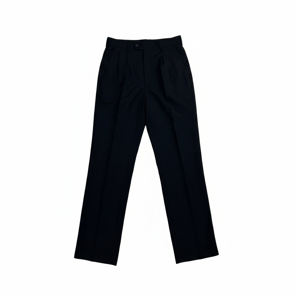 Pantalone sartoriale Mario Zegna blu navy, taglia IT 46 — IlBotteghino