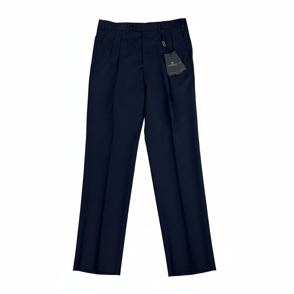Pantalone sartoriale Mabro Tasmania blu navy, taglia IT 54 — IlBotteghino