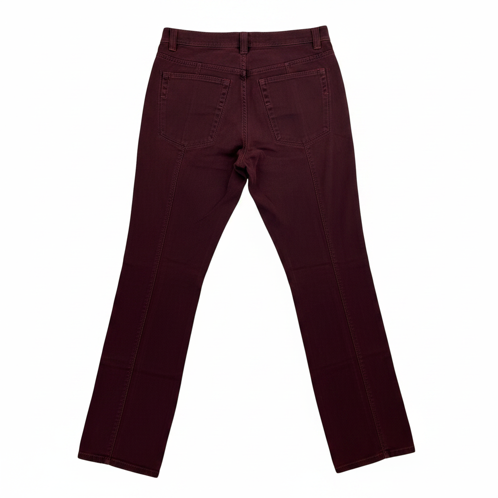 Trussardi Jeans pantalone bordeaux — puro cotone — IlBotteghino