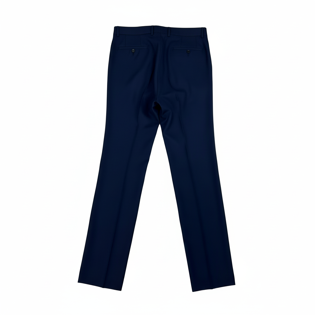 Angelico pantalone bluette — lana vergine — IlBotteghino