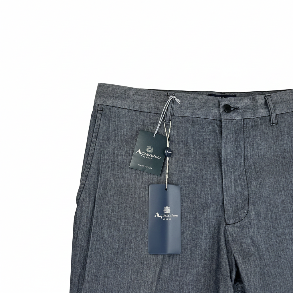 Aquascutum Sport Trouser — dettaglio tasca America — IlBotteghino