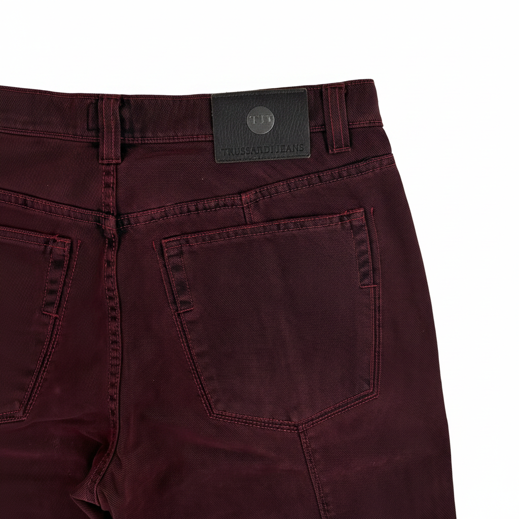 Trussardi Jeans pantalone bordeaux — nuovo con cartellino — IlBotteghino