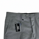 Pantalone Uomo Angelico Super 100’S Grigio Medio Pura Lana Vergine Taglia 52 Made in Italy