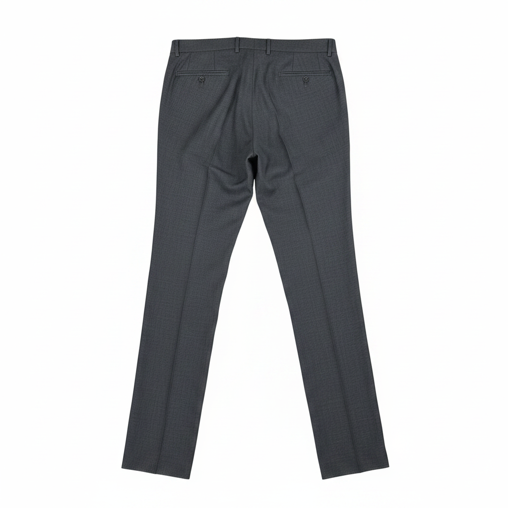 Angelico pantalone grigio — lana vergine — IlBotteghino