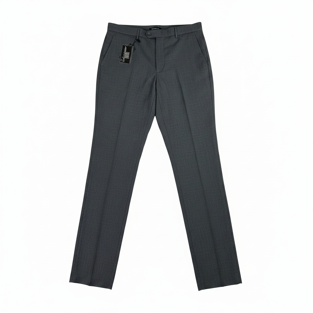 Pantalone Angelico Super 100's grigio medio, taglia IT 52 — IlBotteghino