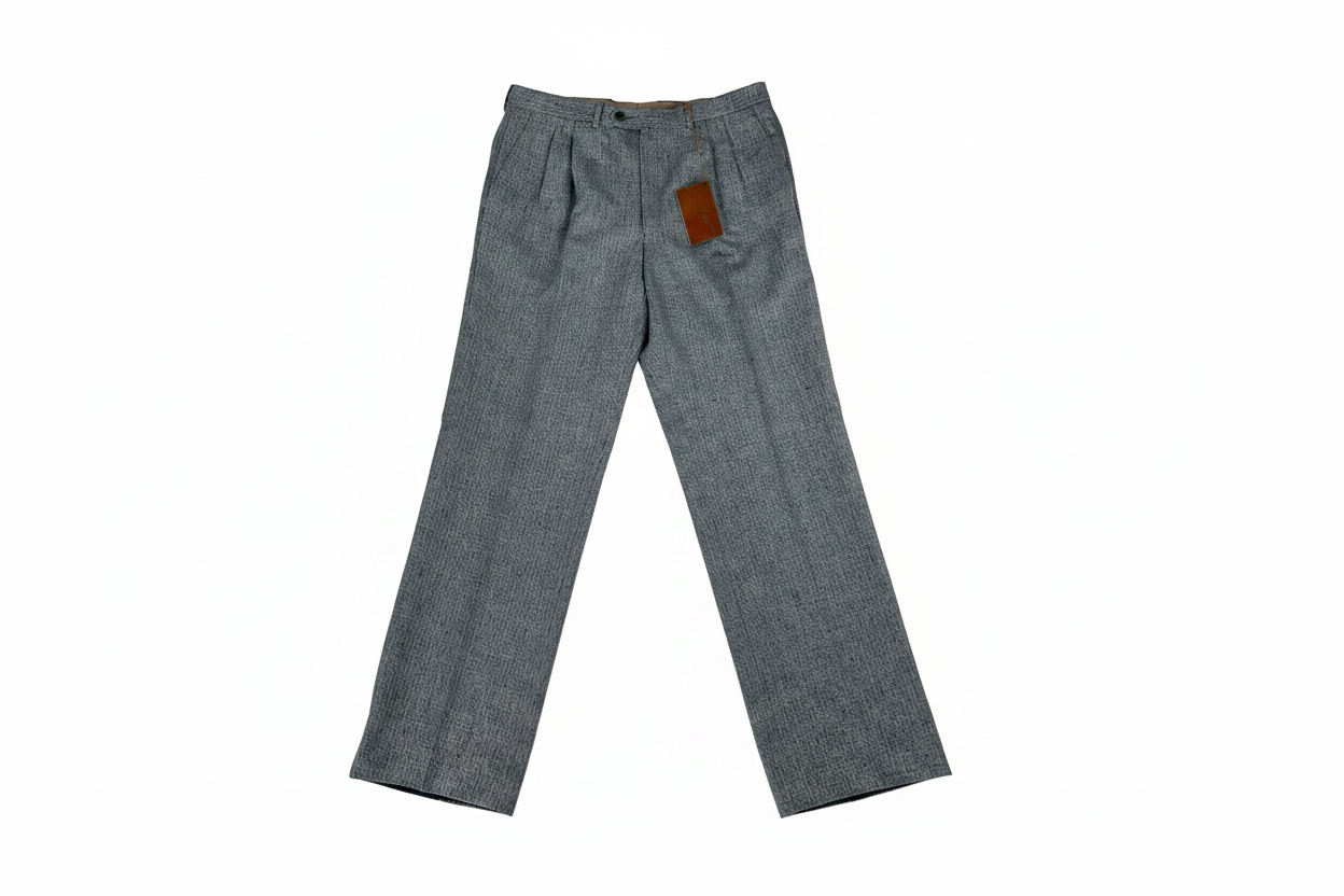 Pantalone Giorgio Reggiani lana-seta grigio chiaro, taglia IT 50 — IlBotteghino