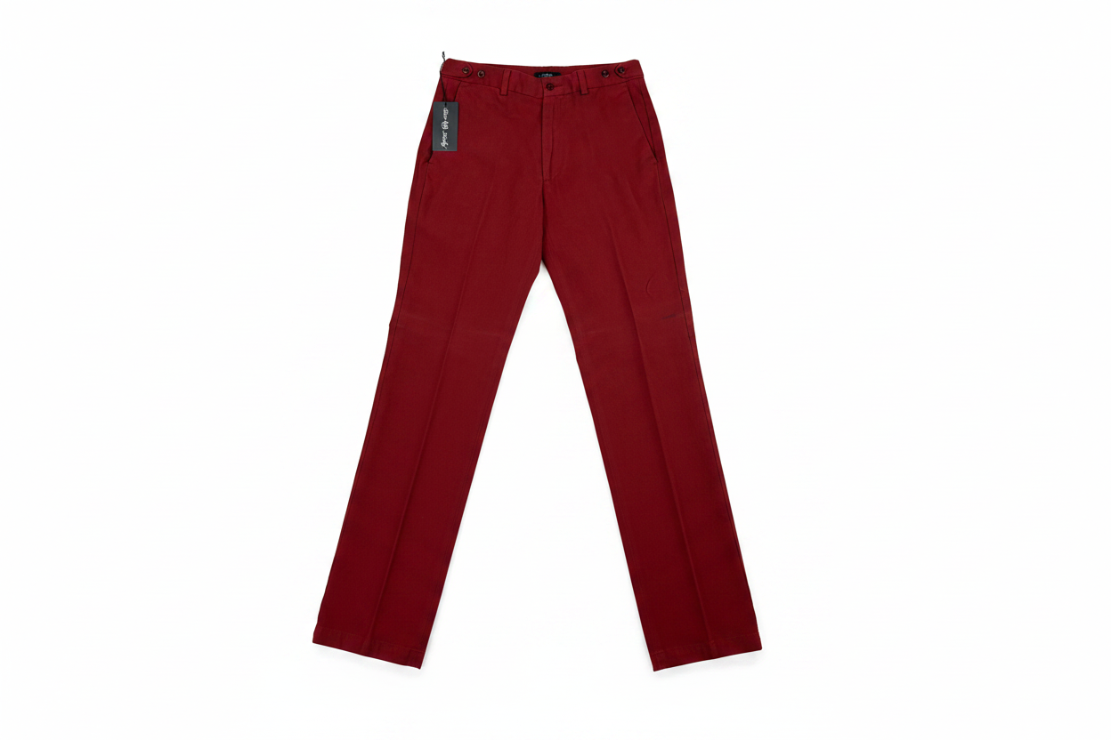 Pantalone chino Peter Hadley rosso mattone, taglia IT 50 — IlBotteghino