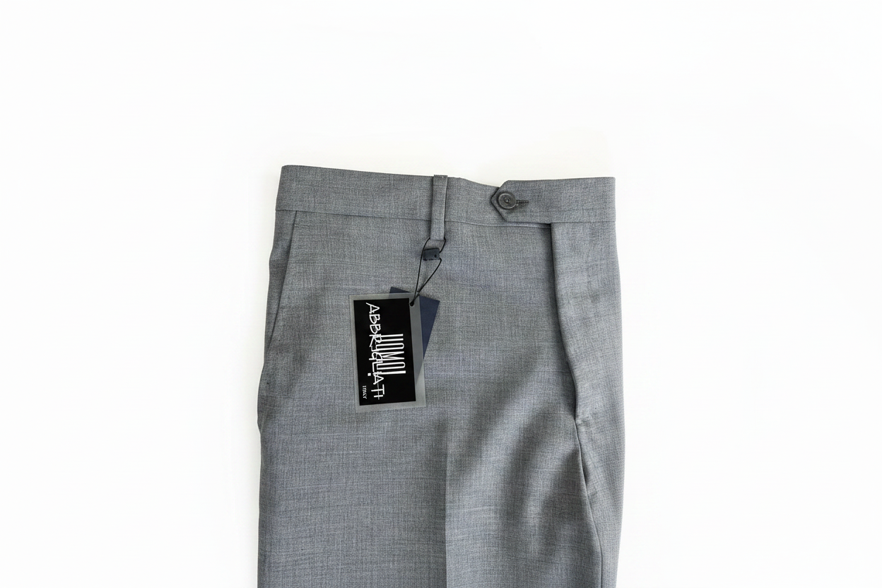 Angelico pantalone grigio chiaro — Made in Italy — IlBotteghino