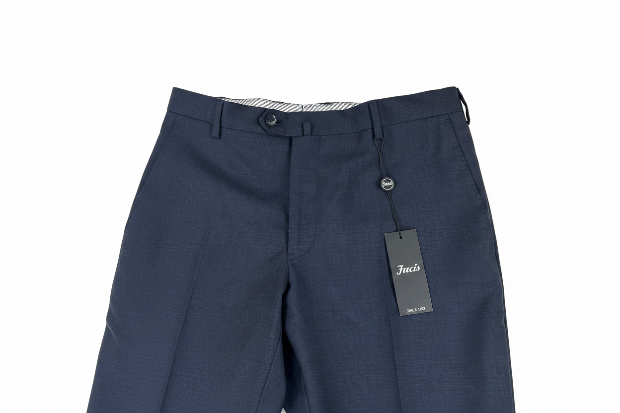 Facis pantalone blu navy — dettaglio tasca — IlBotteghino