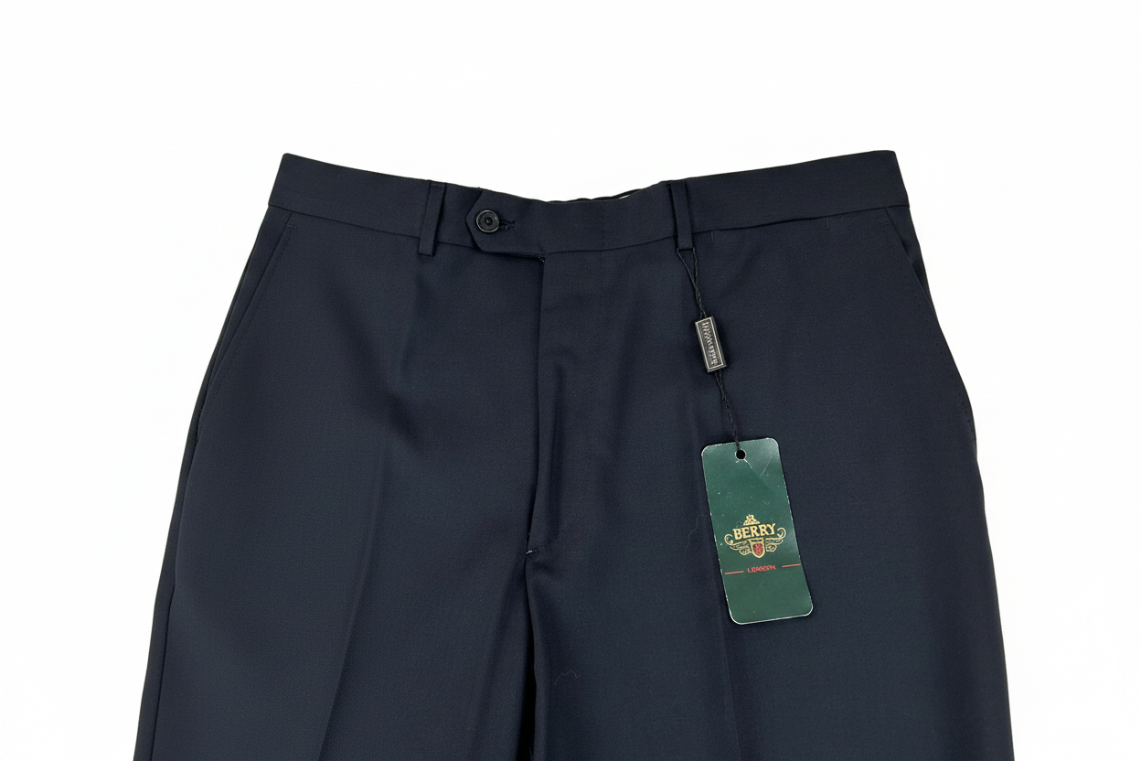 Pantalone gessato blu — Made in Italy — IlBotteghino