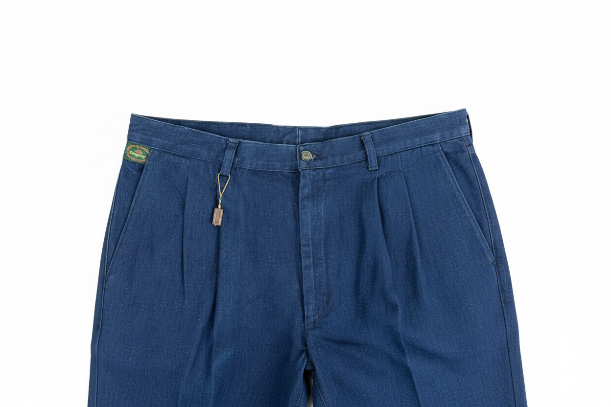 Glangarry's pantalone denim — dettaglio pinces — IlBotteghino