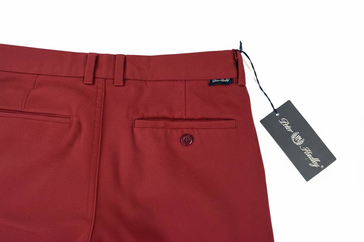 Peter Hadley pantalone rosso — nuovo con cartellino — IlBotteghino