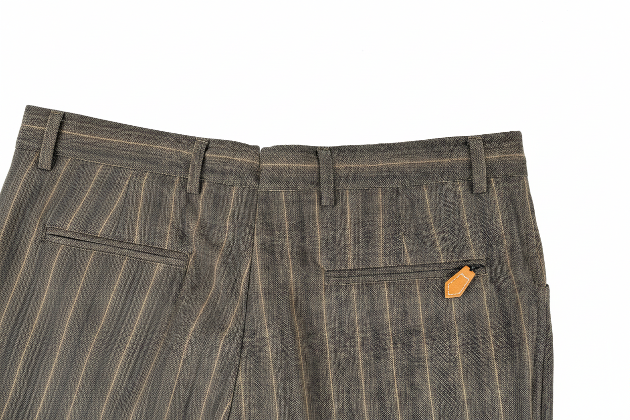 Tiziano pantalone gessato — archivio moda vintage — IlBotteghino