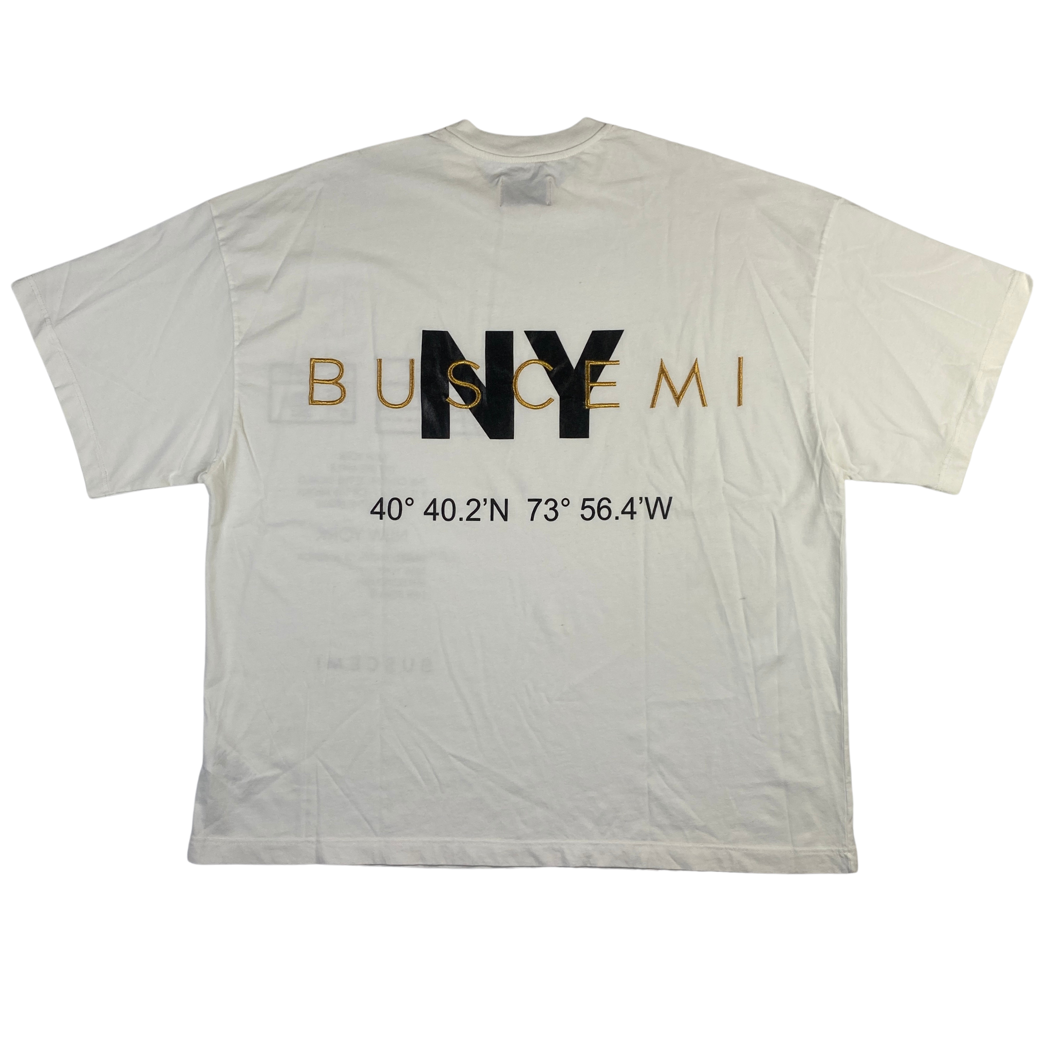 Buscemi t-shirt NY coordinate — archivio moda streetwear — IlBotteghino