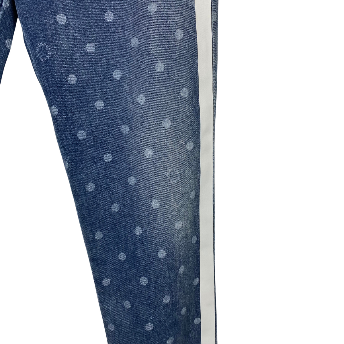 Jeans Karl Lagerfeld con fantasia da donna, dettaglio vita