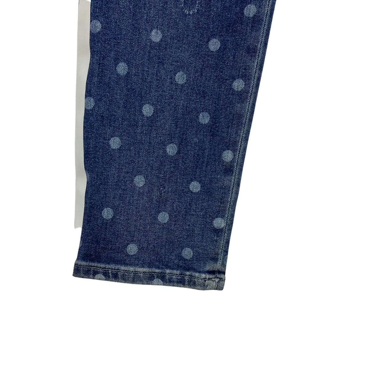 Jeans Karl Lagerfeld con fantasia da donna, dettaglio fondo gamba