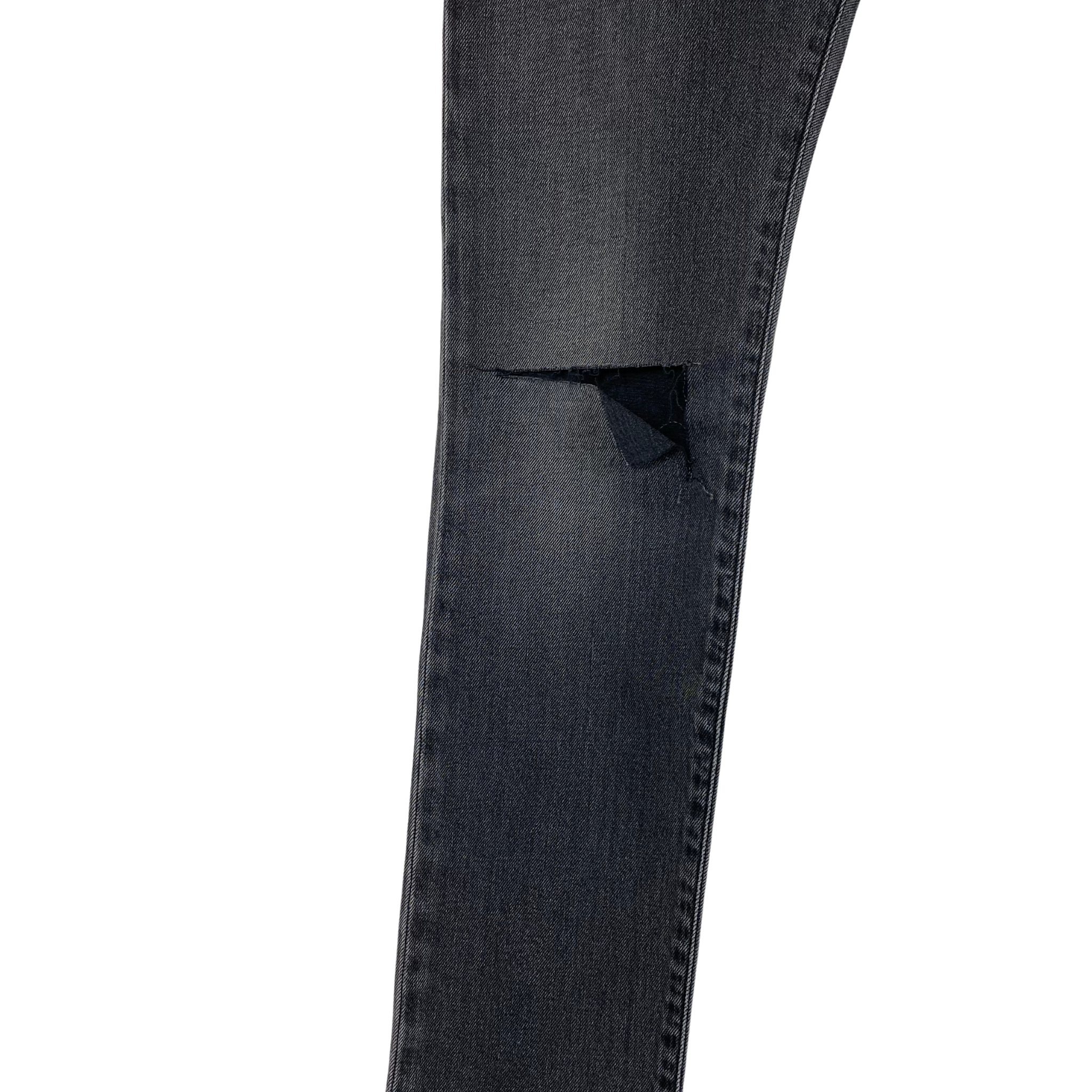 Balenciaga jeans slim grigio — denim d'archivio — IlBotteghino