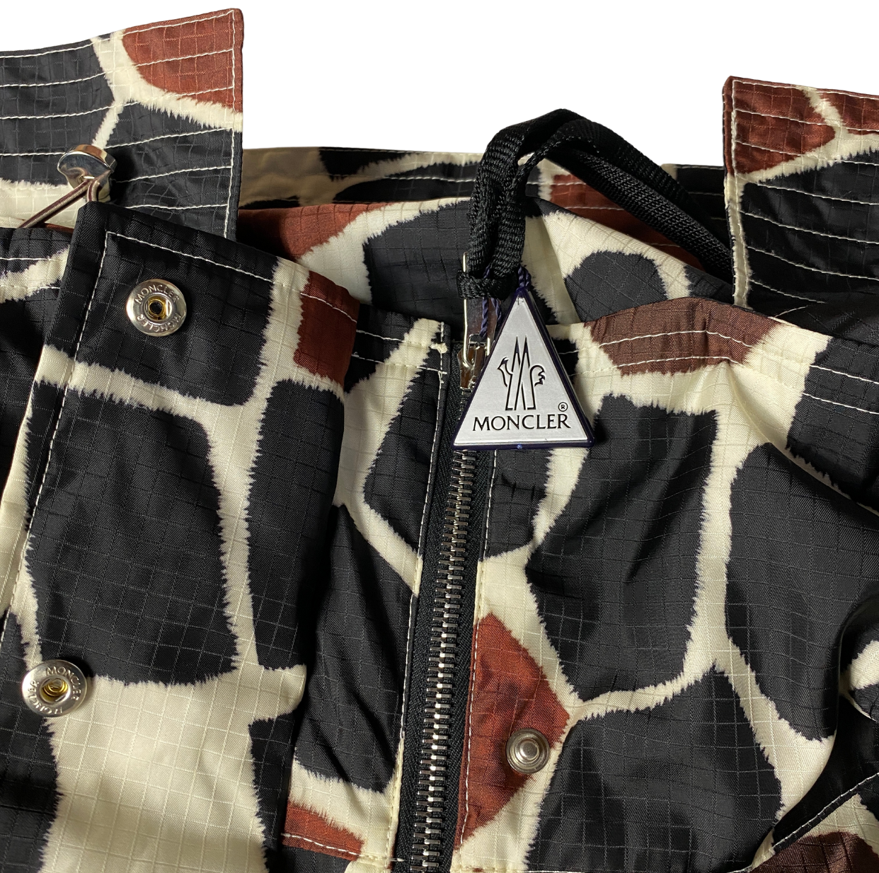 Moncler Genius Freesia capospalla maculato — pezzo unico d'archivio — IlBotteghino