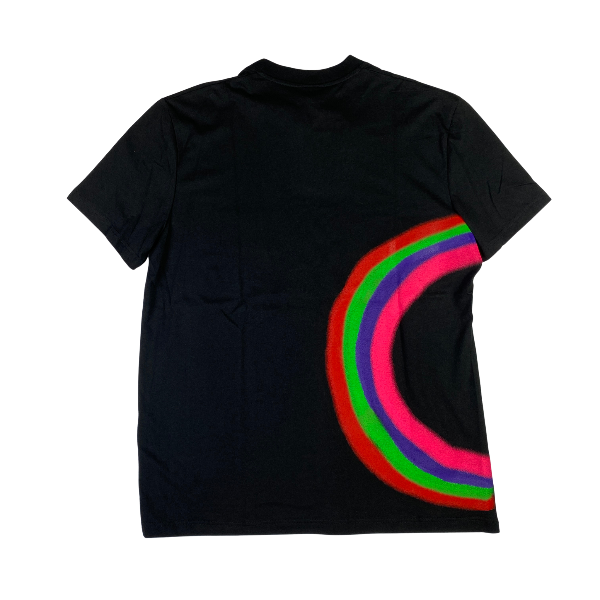 BNER t-shirt nera arcobaleno — streetwear d'archivio — IlBotteghino