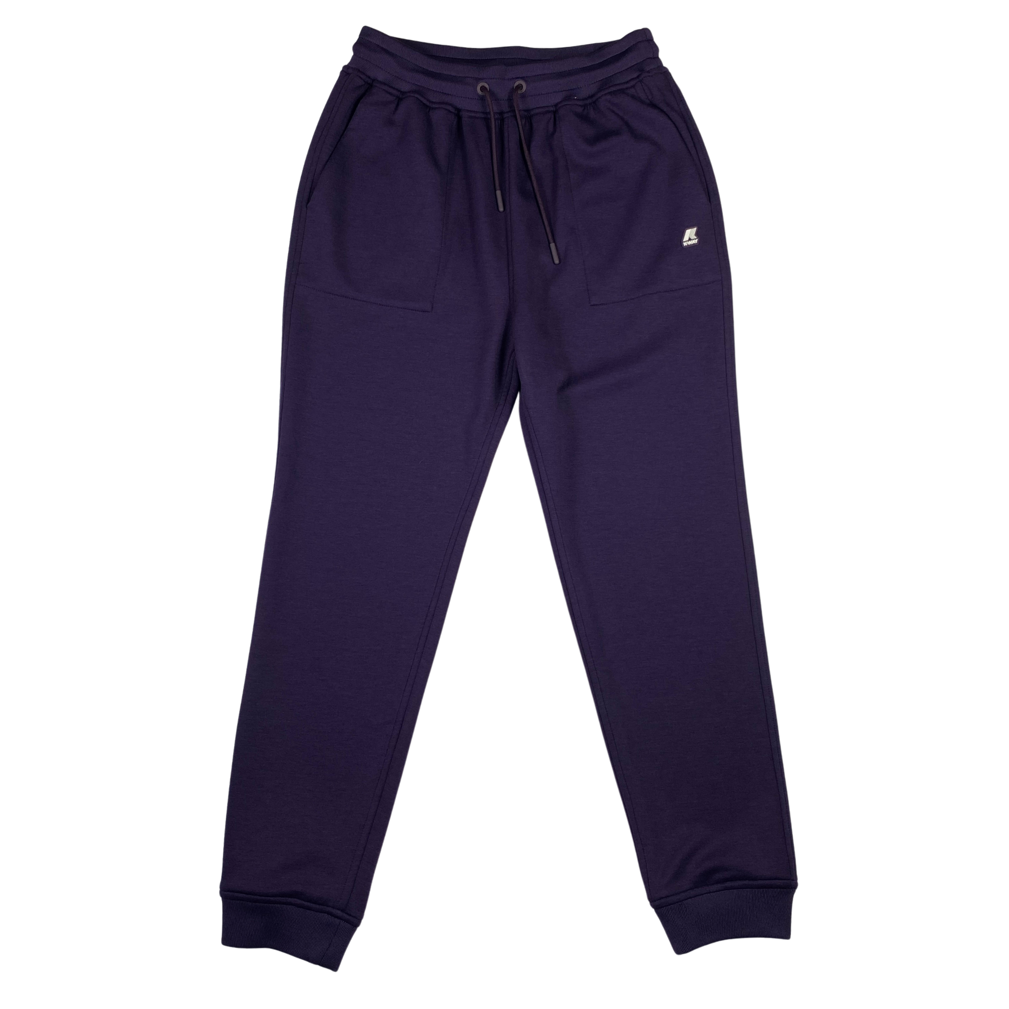 Pantalone tuta K-Way viola con vita elasticizzata, taglia S — IlBotteghino
