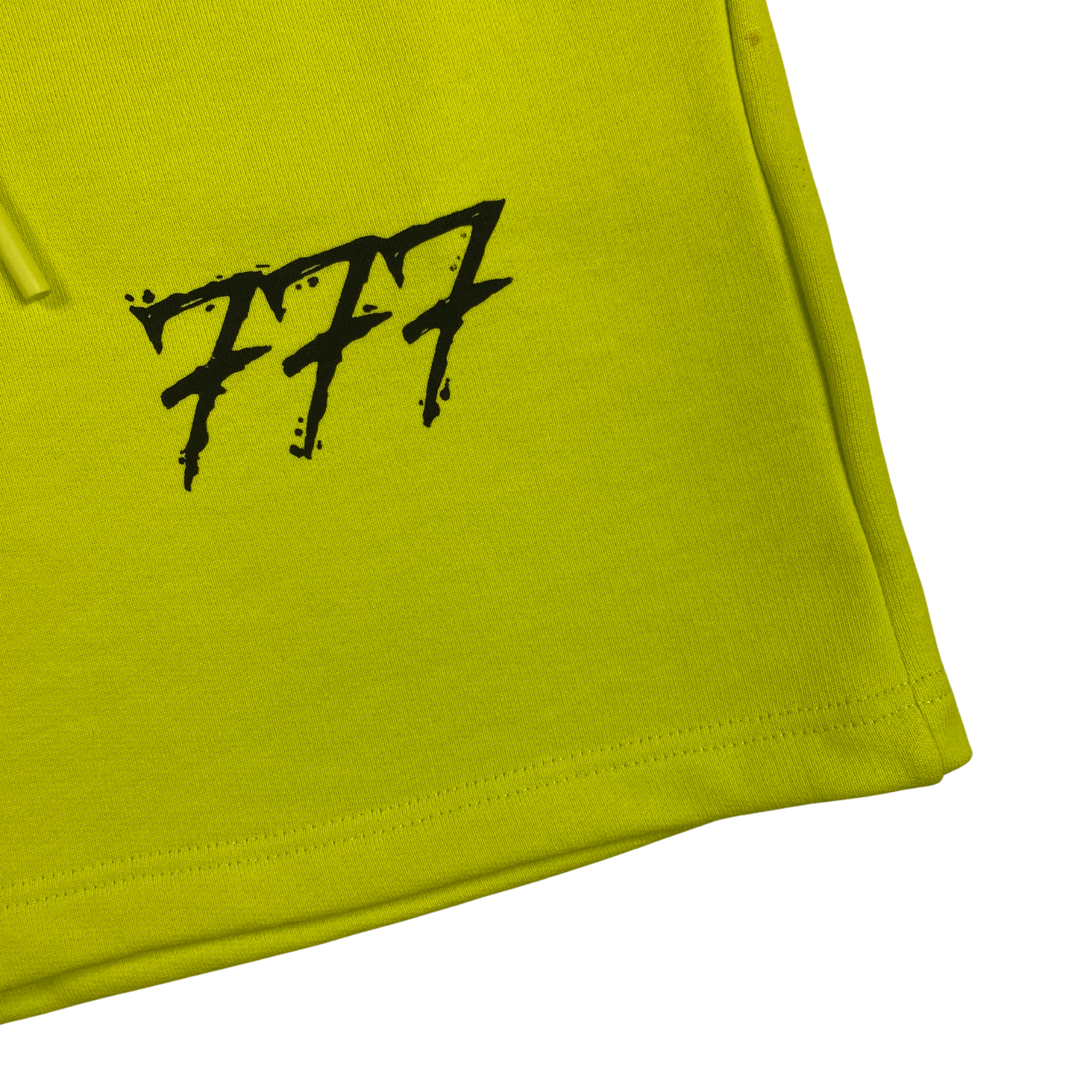 777 short giallo fluo — streetwear d'archivio — IlBotteghino