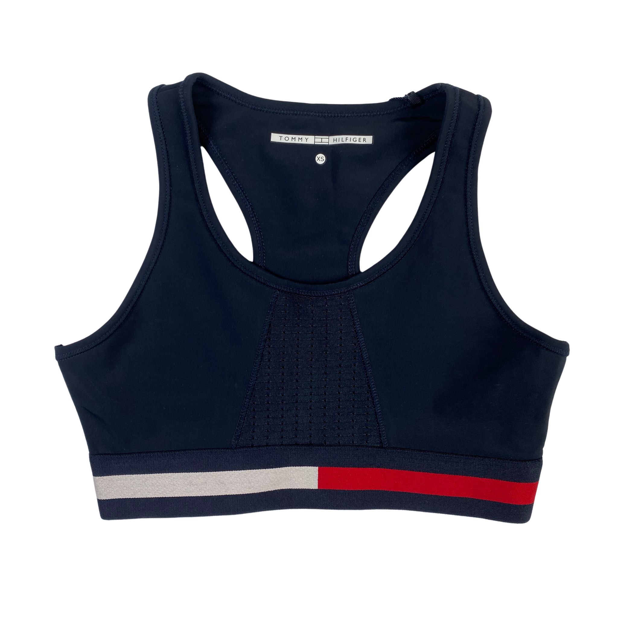 Crop top Tommy Hilfiger blu, taglia XS — IlBotteghino