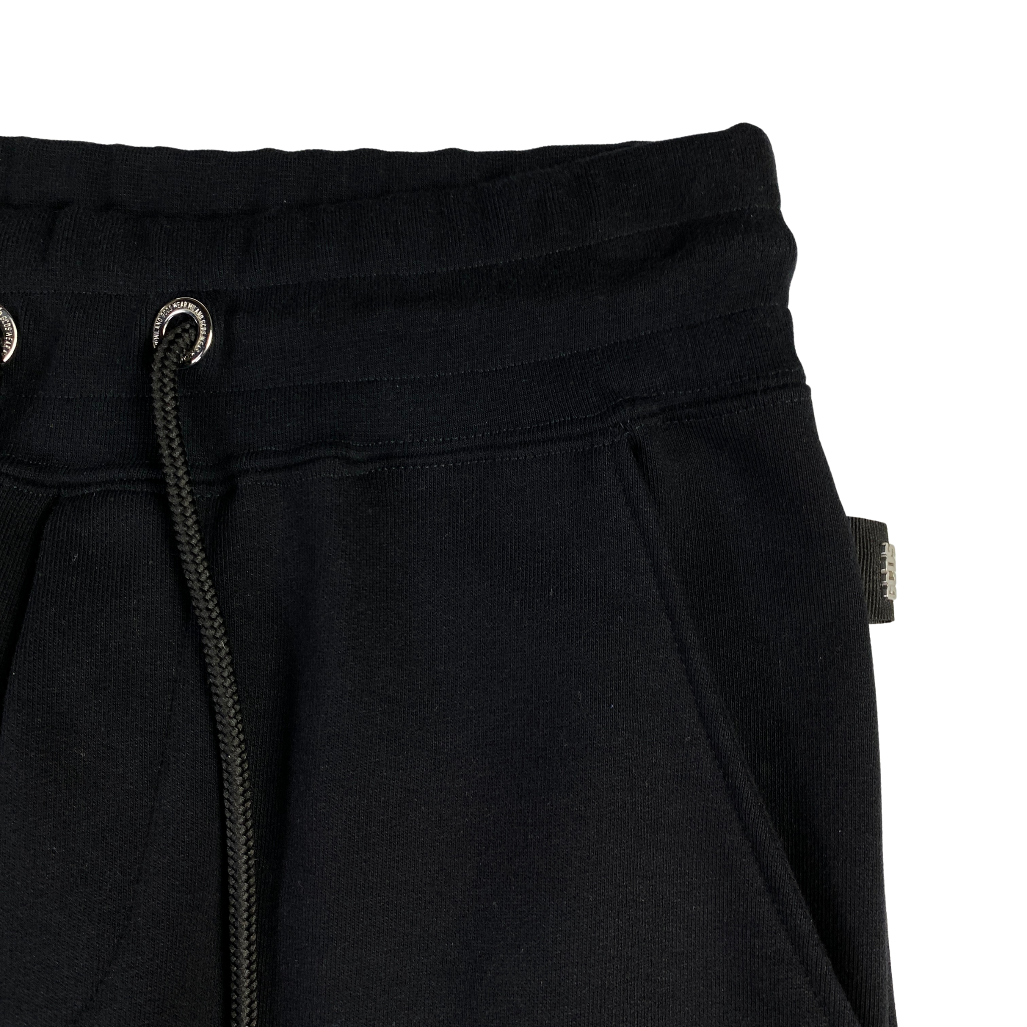 GCDS pantalone tuta nero — streetwear italiano d'archivio — IlBotteghino