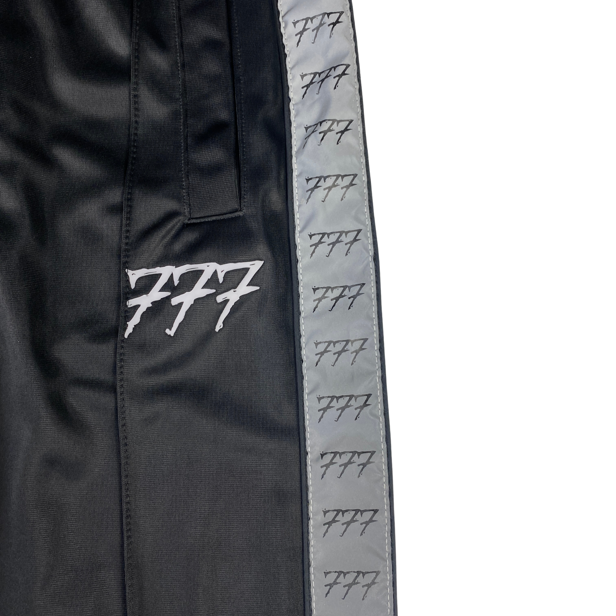 777 pantalone tecnico nero — streetwear d'archivio — IlBotteghino
