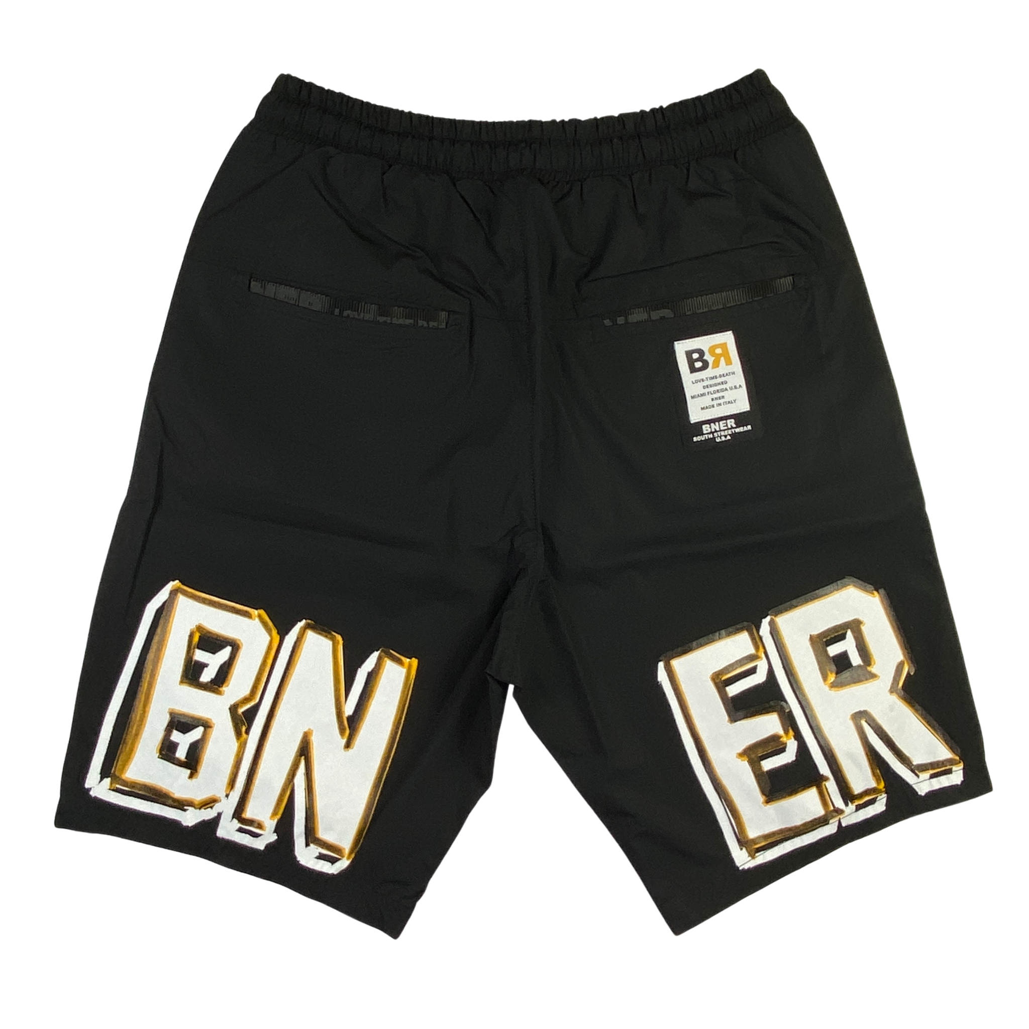 Short BNER nero fantasia scritta - Tg. XL