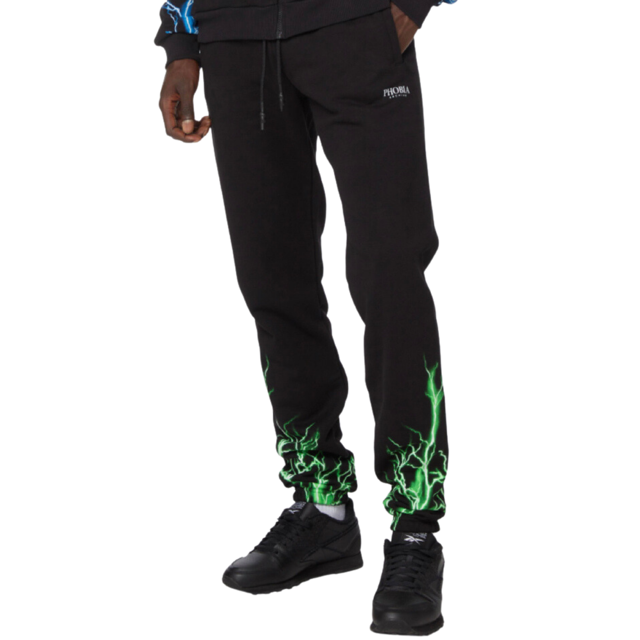 Phobia pantalone fulmini — streetwear d'archivio — IlBotteghino
