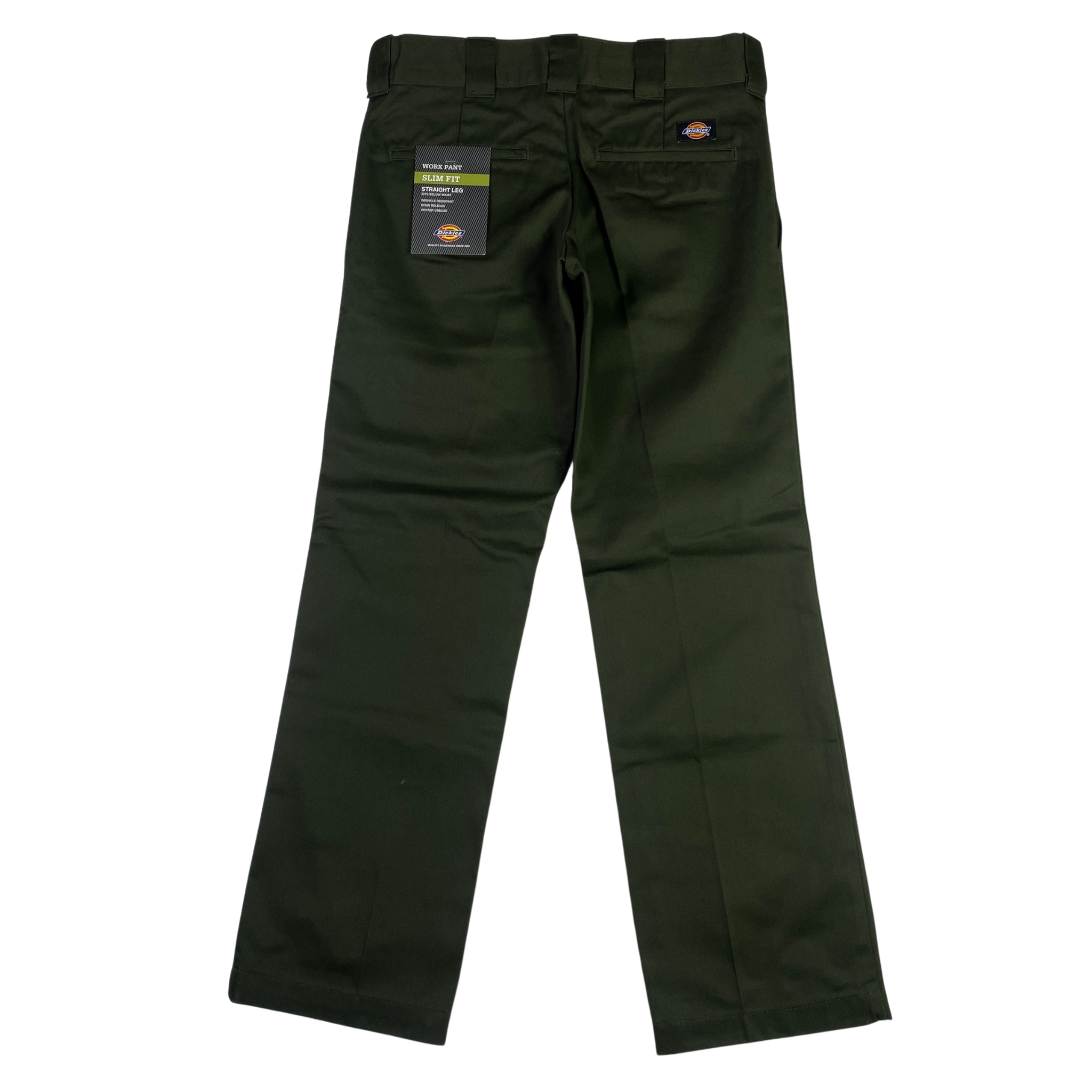 Dickies Work Pant verde oliva — workwear americano d'archivio — IlBotteghino