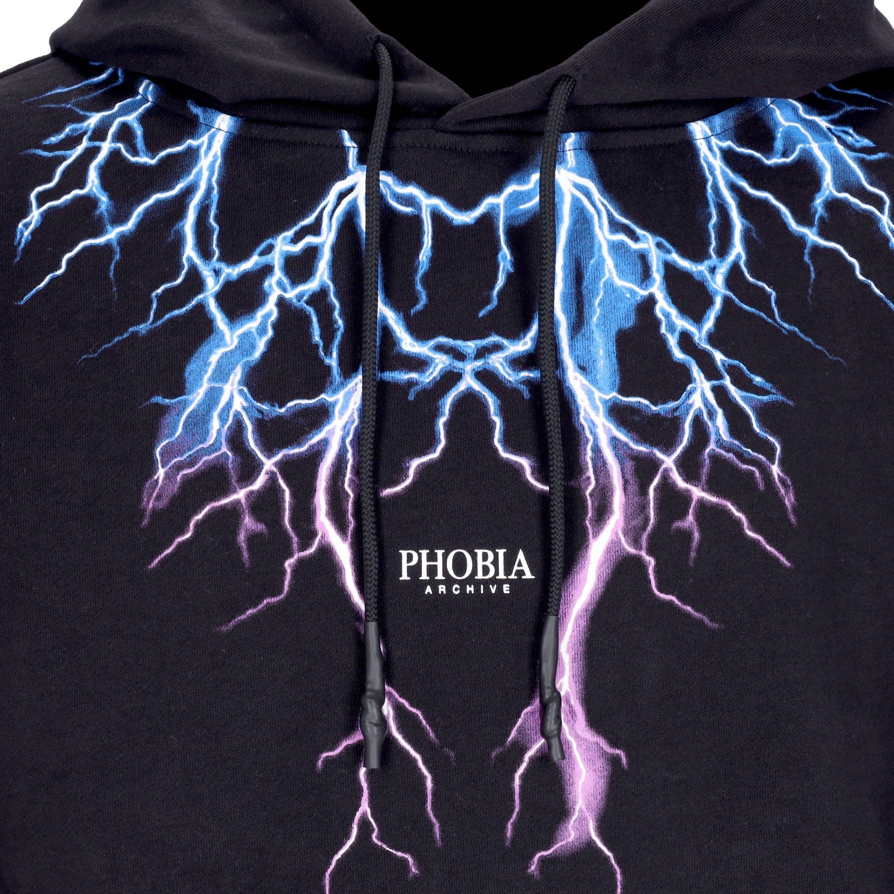 Phobia felpa balaclava blu — pezzo unico d'archivio — IlBotteghino