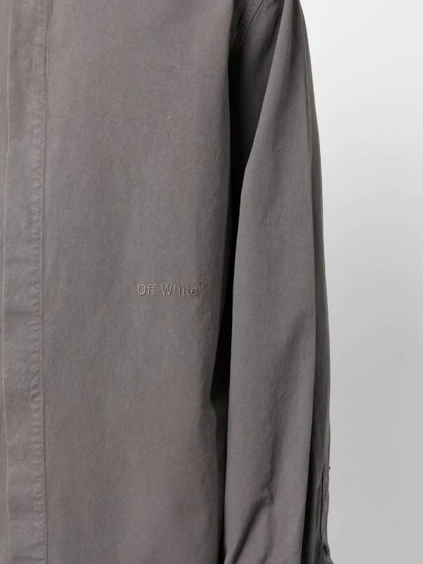 Off-White camicia grigia — archivio moda contemporanea — IlBotteghino