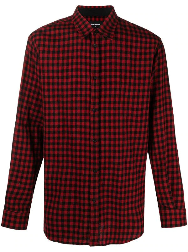 Dsquared2 camicia flanella scacchi — capo vintage d'archivio — IlBotteghino