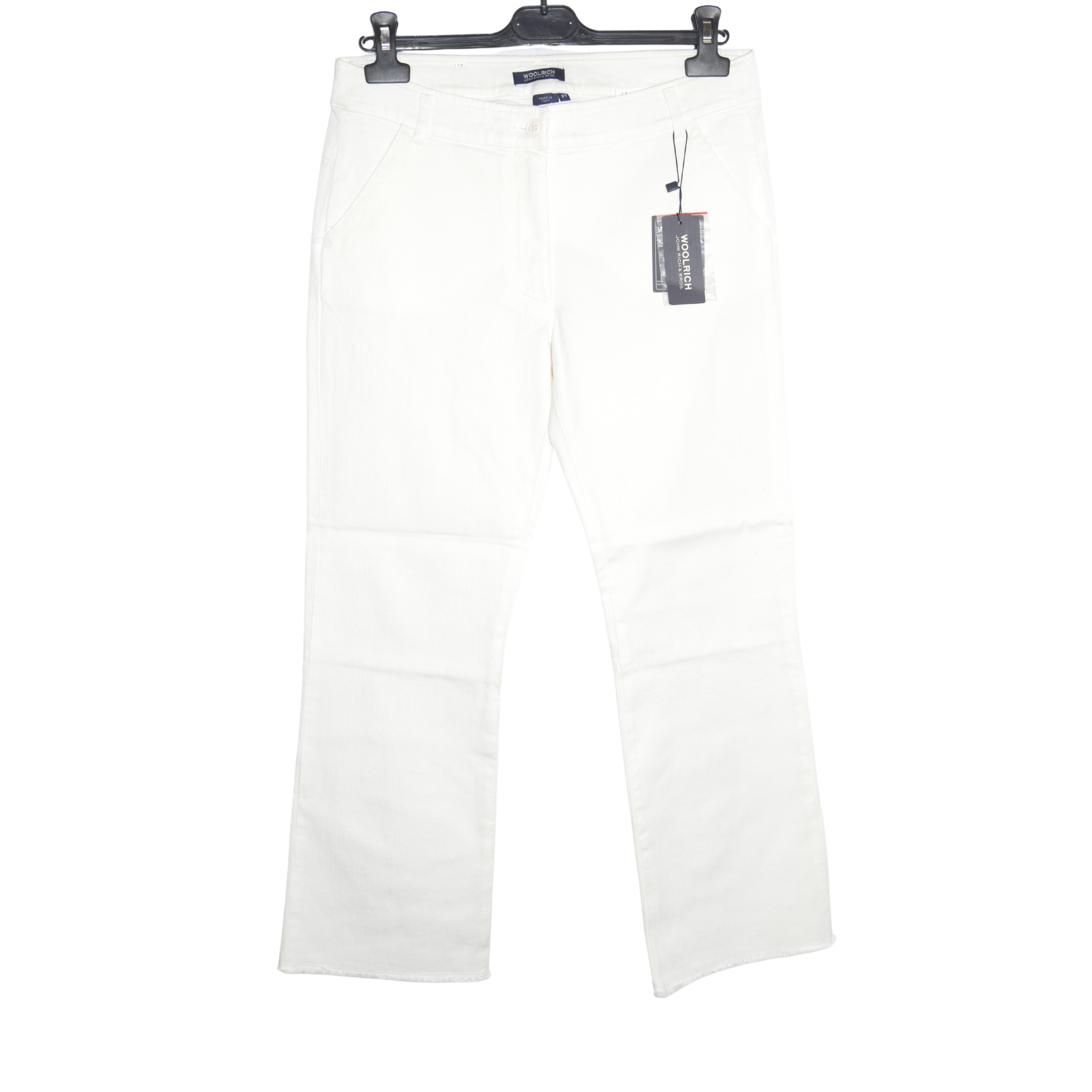 Pantalone Woolrich a zampa di elefante in cotone da donna, taglia 27US — IlBotteghino