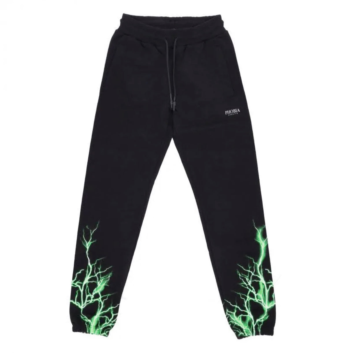 Pantalone Phobia fulmini verdi, taglie M e L — IlBotteghino