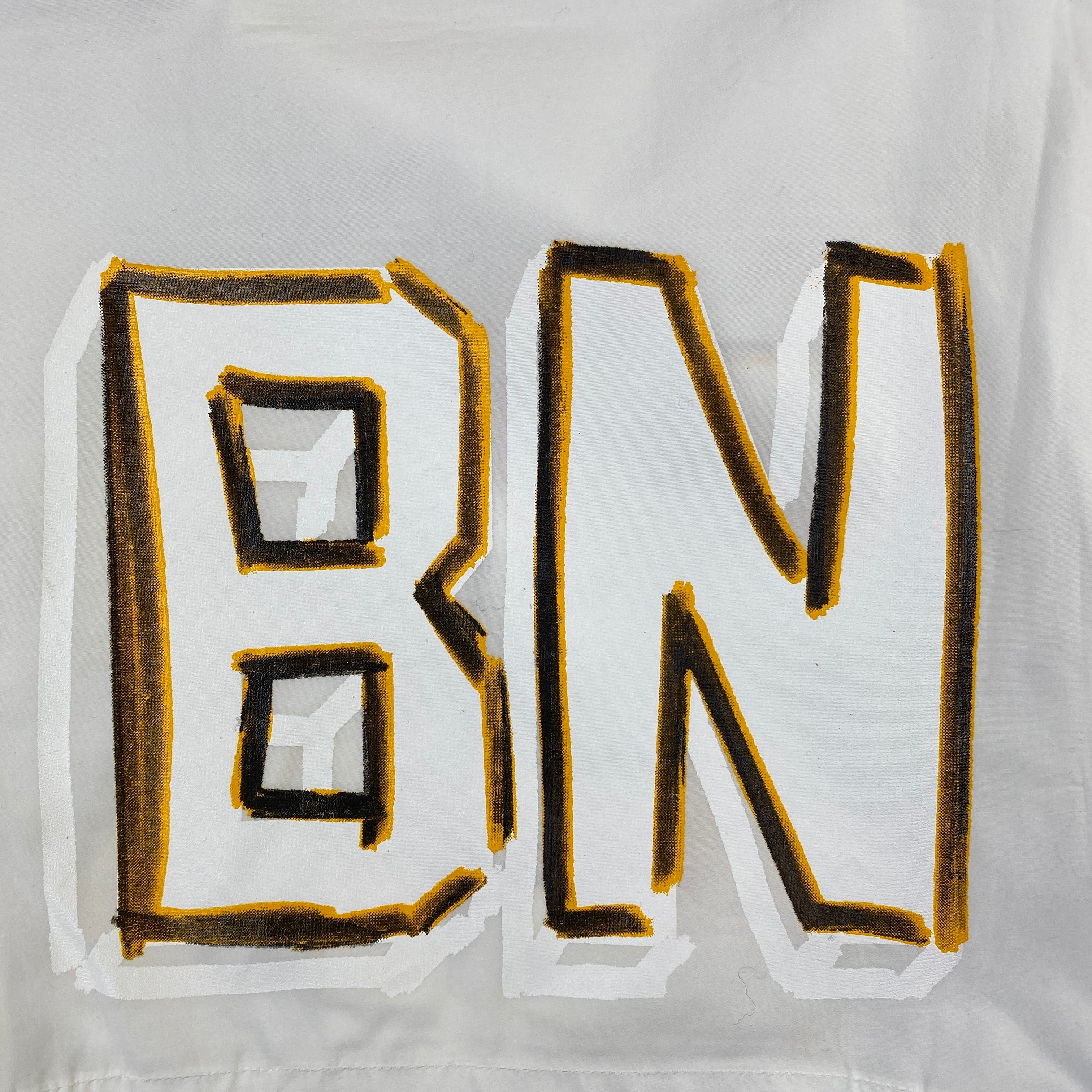 BNER short bianco — streetwear d'archivio — IlBotteghino